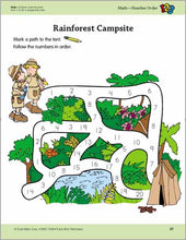 Load image into Gallery viewer, Evan-Moor Early Bird Rainforest Exercise Workbook for Preschoolers (Age 4-6)