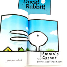 Load image into Gallery viewer, Duck! Rabbit! by Amy Krouse Rosenthal and Tom Lichtenheld Children Picture Book PB