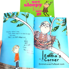 Load image into Gallery viewer, I Am Not Sleepy and I Will Not Go to Bed (Charlie and Lola) by Lauren Child PB