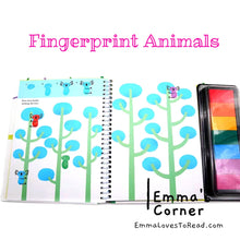 Load image into Gallery viewer, Usborne Fingerprint Activities: Animals