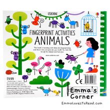 Load image into Gallery viewer, Usborne Fingerprint Activities: Animals