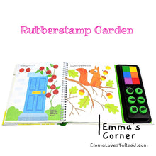 Load image into Gallery viewer, Usborne Rubber Stamp Activities Garden