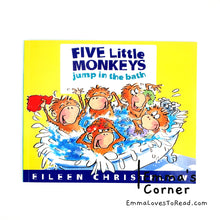 Load image into Gallery viewer, Five Little Monkeys Jump in the Bath by Eileen Christelow PB