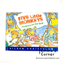 Load image into Gallery viewer, Five Little Monkeys Jumping on the Bed by Eileen Christelow PB