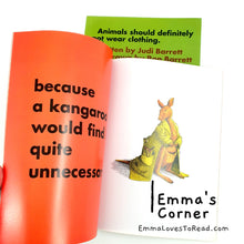 Load image into Gallery viewer, Animals Should Definitely Not Wear Clothing by Judi Barrett PB