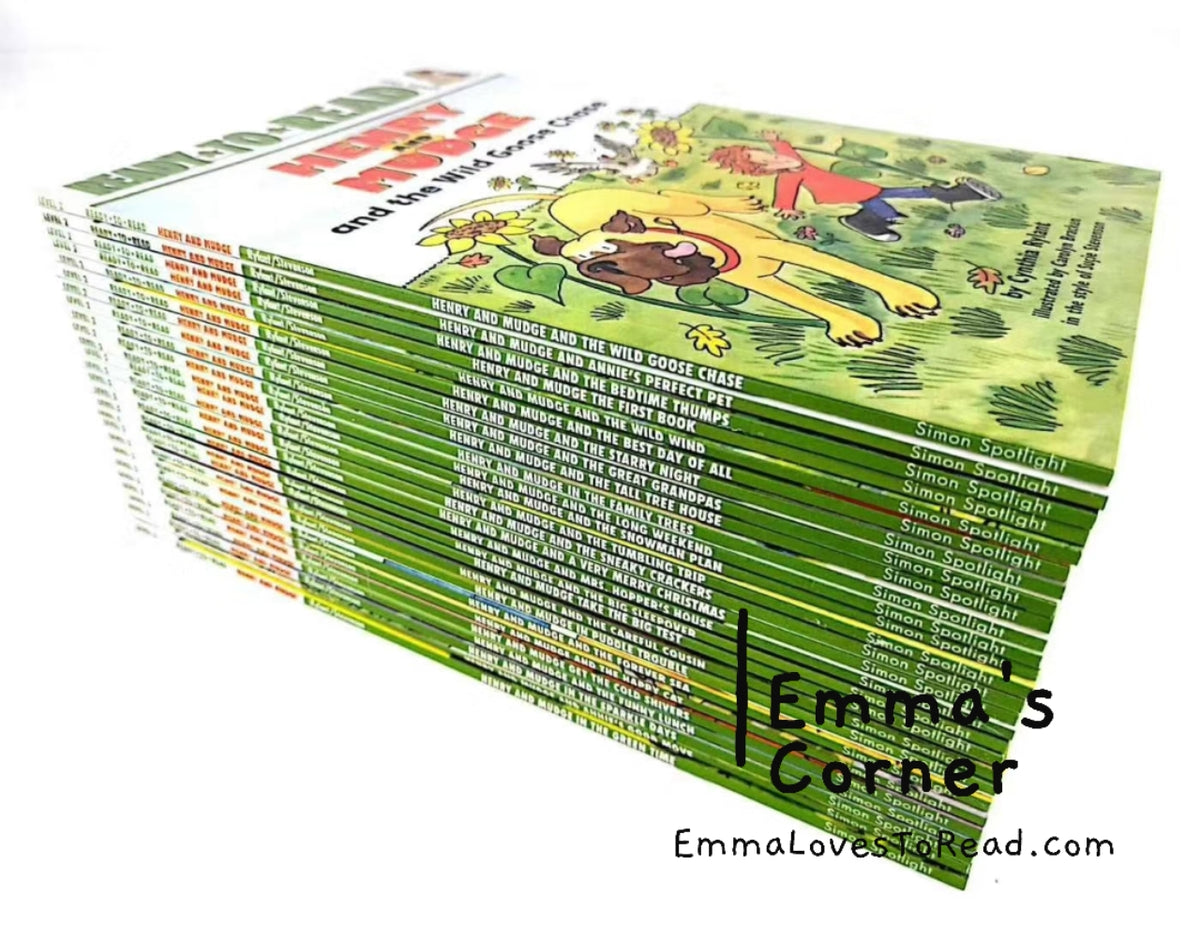 ★値下げ済Henry and Mudge 28冊セット 英語絵本 Henry and Mudge Ready-to-Read Value Pack: Henry and Mudge