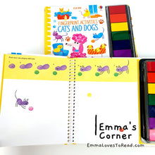 Load image into Gallery viewer, Usborne Fingerprint Activities: Cats and Dogs