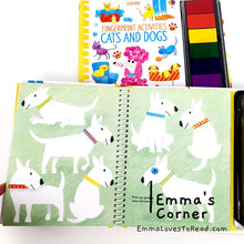 Load image into Gallery viewer, Usborne Fingerprint Activities: Cats and Dogs