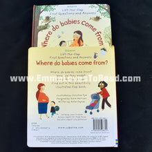 Load image into Gallery viewer, Usborne Lift-The-Flap First Questions & Answers : Where Do Babies Come from?