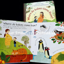 Load image into Gallery viewer, Usborne Lift-The-Flap First Questions & Answers : Where Do Babies Come from?