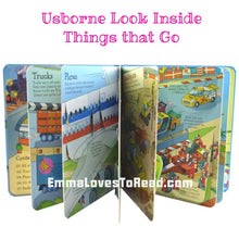 Load image into Gallery viewer, Usborne Look Inside Things that Go