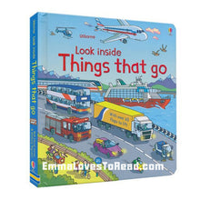 Load image into Gallery viewer, Usborne Look Inside Things that Go