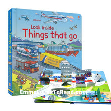 Load image into Gallery viewer, Usborne Look Inside Things that Go