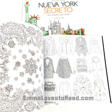 Load image into Gallery viewer, Nueva York Secreto (New York Secret) Spanish Colouring Book