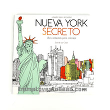 Load image into Gallery viewer, Nueva York Secreto (New York Secret) Spanish Colouring Book