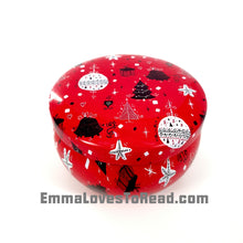 Load image into Gallery viewer, Essential Oil Infused Soy Wax Aromatic Candle - Christmas Metal Tin