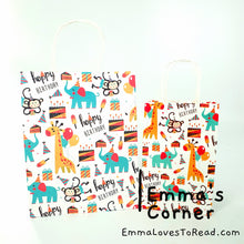 Load image into Gallery viewer, Birthday Kraft Paper Bag Goodie Bag Gift Bag (5pcs)