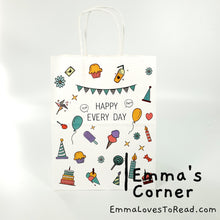 Load image into Gallery viewer, Birthday Kraft Paper Bag Goodie Bag Gift Bag (5pcs)