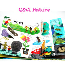 Load image into Gallery viewer, Usborne Lift-The-Flap Questions and Answers about Nature Board Book