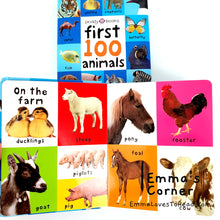 Load image into Gallery viewer, First 100 Animals Padded Board Book by Priddy Baby