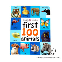 Load image into Gallery viewer, First 100 Animals Padded Board Book by Priddy Baby