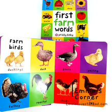 Load image into Gallery viewer, First Farm Words Board Book by Priddy Baby