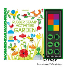 Load image into Gallery viewer, Usborne Rubber Stamp Activities Garden