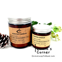 Load image into Gallery viewer, Silver Lid Hand Crafted Sox Wax Essential Oil Candle