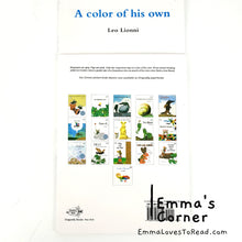 Load image into Gallery viewer, A Color of His Own by Leo Lionni PB