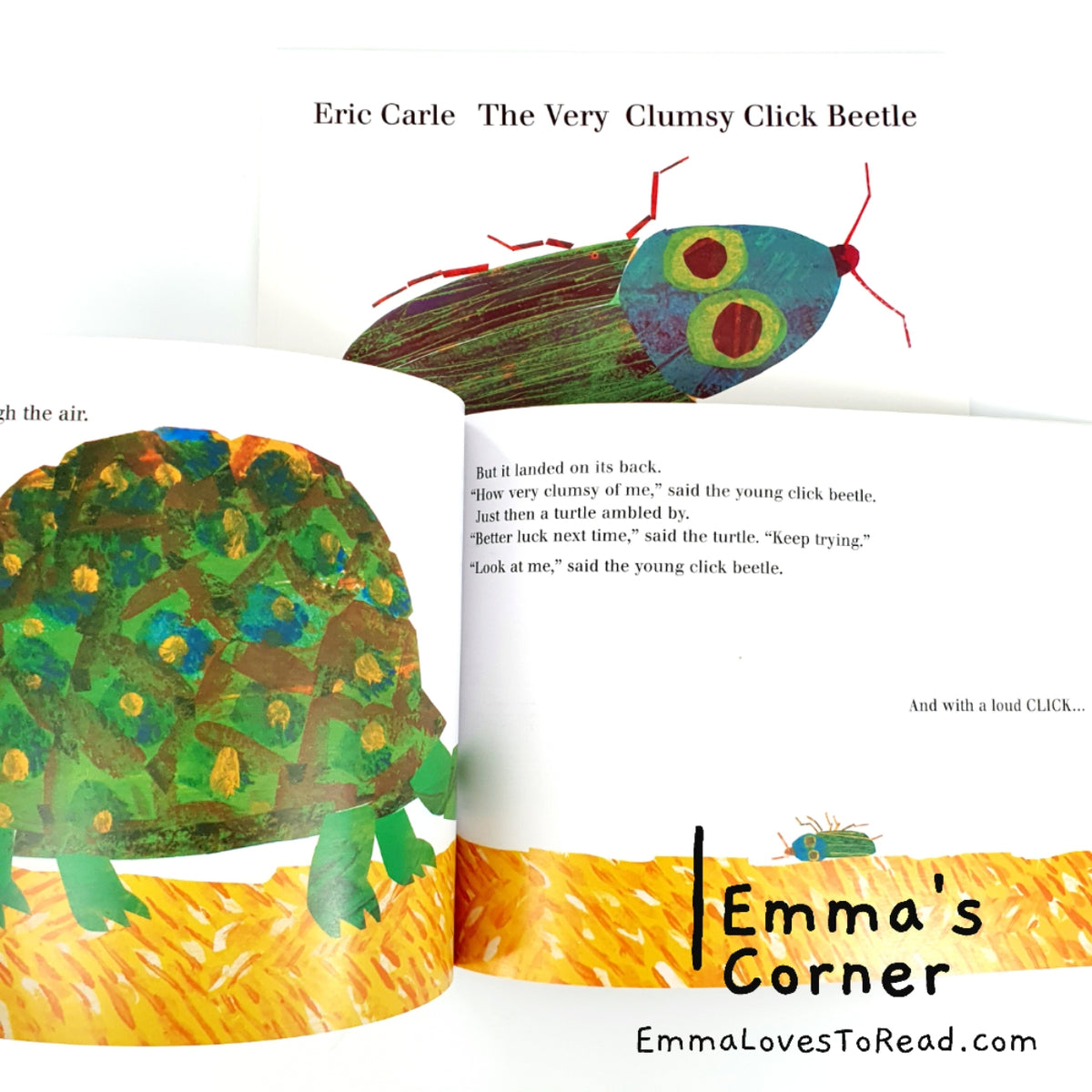 エリックカール 直筆The Very Clumsy Click Beetle Eric Carle THE VERY CLUMSY CLICK BEETLE SIGNED First Edition