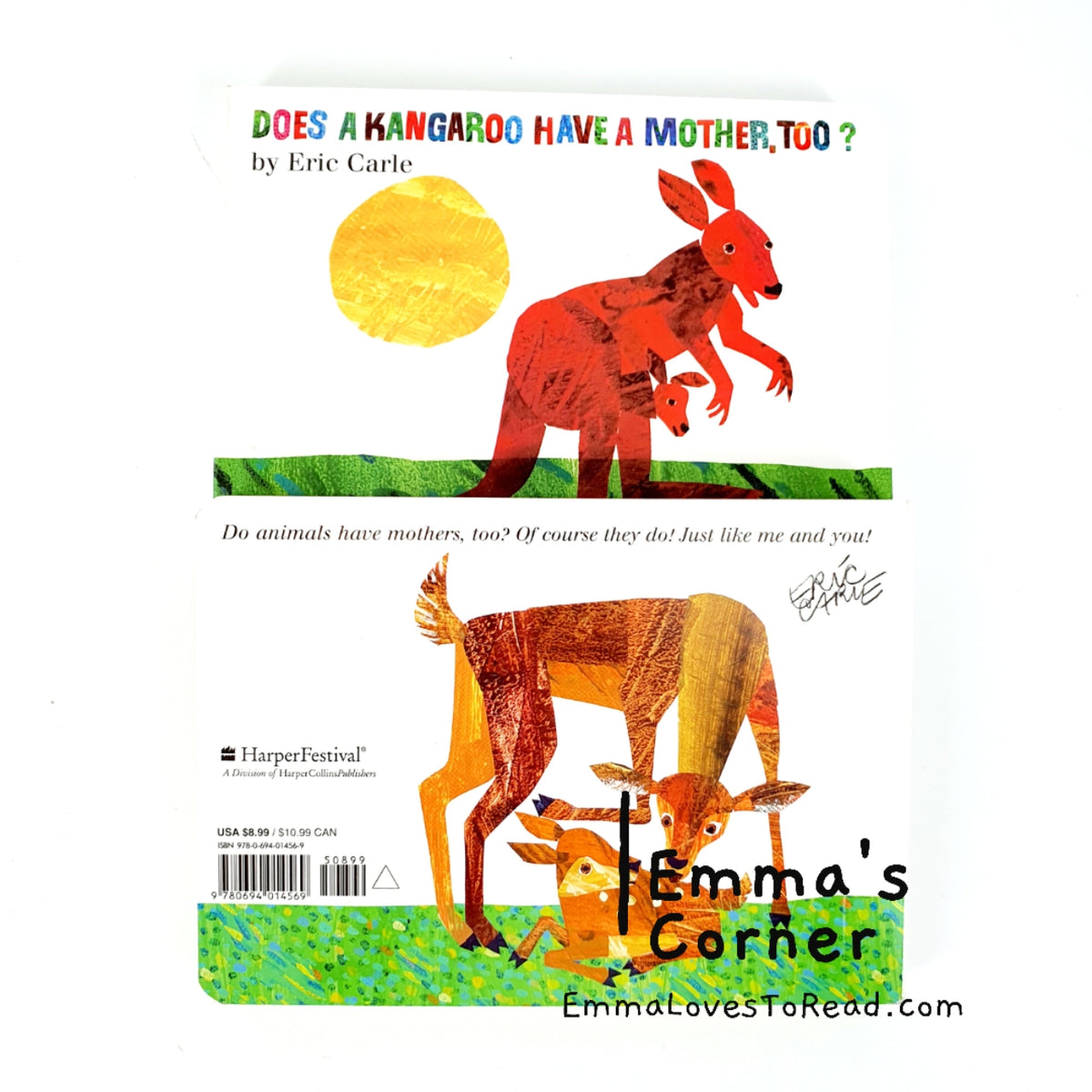 Board Book* Does Kangaroo Have a Mother Too? Board Book by Eric