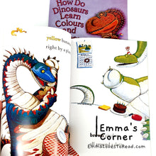 Load image into Gallery viewer, How Do Dinosaurs Learn Colours and Numbers? by Jane Yolen & Mark Teague PB