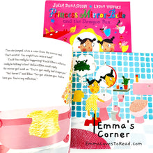 Load image into Gallery viewer, Princess Mirror-Belle and the Dragon Pox by Julia Donaldson & Lydia Monks PB