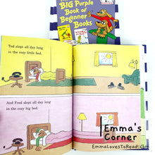 Load image into Gallery viewer, The Big Purple Book of Beginner Books by P.D. Eastman Helen Palmer Michael Frith Peter Eastman Roy McKie Children Picture Book