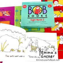 Load image into Gallery viewer, Bob Books: Sight Words 1 & 2 (Stage 2: Emerging Reader) (20 books)