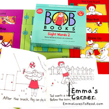 Load image into Gallery viewer, Bob Books: Sight Words 1 & 2 (Stage 2: Emerging Reader) (20 books)