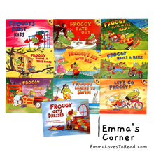 Load image into Gallery viewer, Froggy Gets Dressed by Jonathan London Book Set (10 books)