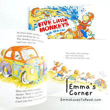 Load image into Gallery viewer, Five Little Monkeys Wash the Car by Eileen Christelow PB