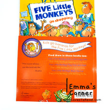 Load image into Gallery viewer, Five Little Monkeys Go Shopping by Eileen Christelow Children Picture Book PB