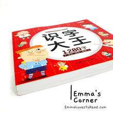 Load image into Gallery viewer, Learning 1280 Words Chinese Characters 识字大王 1280字