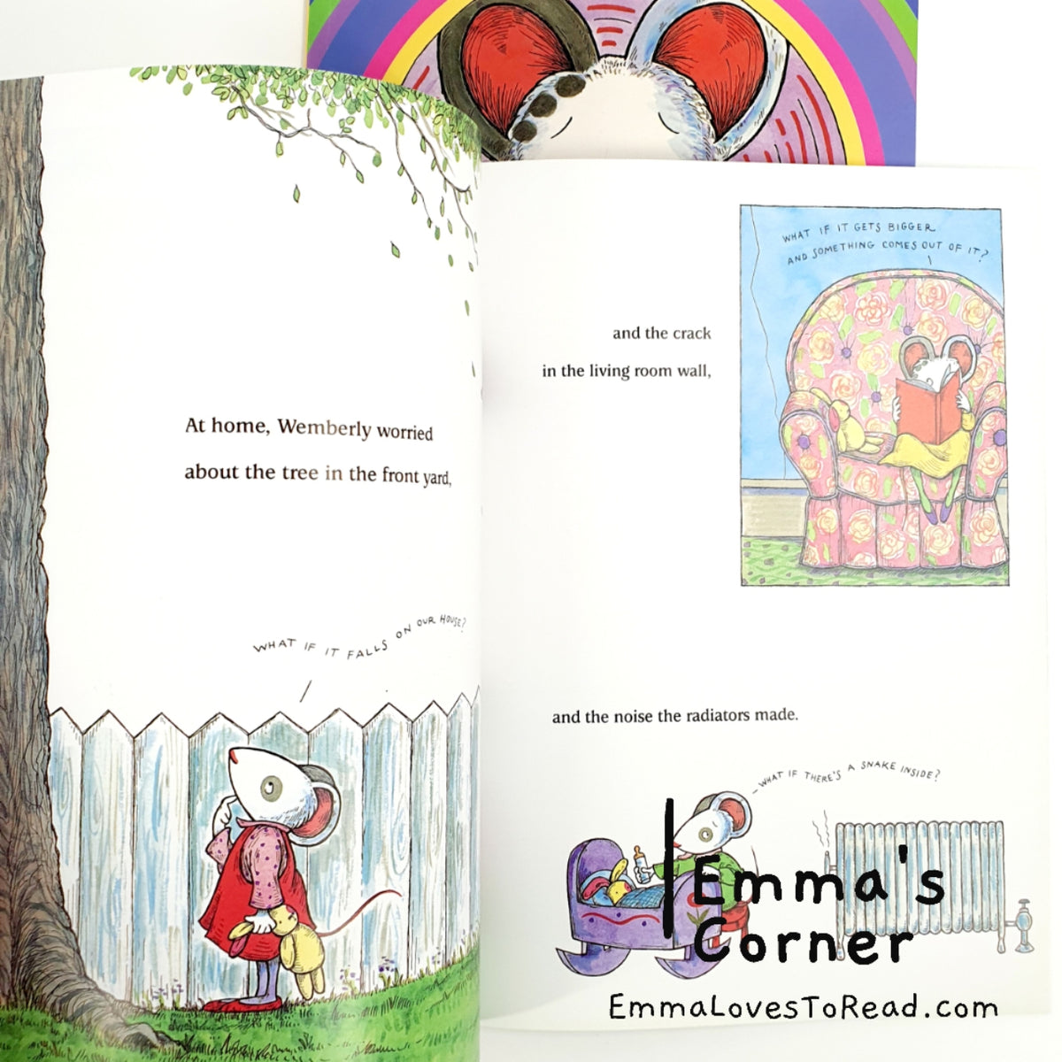 Emma's　–　Picture　PB　by　Wemberly　Book　Kevin　Children　Hankes　Worried　Corner