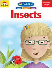 Load image into Gallery viewer, Evan-Moor Early Bird Insects Exercise Workbook for Preschoolers (Age 4-6)

