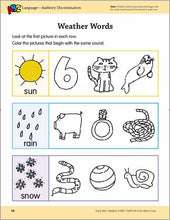 Load image into Gallery viewer, Evan-Moor Early Bird Weather Exercise Workbook for Preschoolers (Age 4-6)
