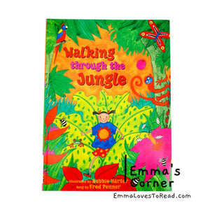 Barefoot Sing-along Book: Walking Through the Jungle by Debbie Harter PB