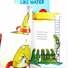 Load image into Gallery viewer, The Crocodile Who Didn&#39;t like Water by Gemma Merino Children Picture Book PB
