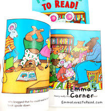 Load image into Gallery viewer, I Don&#39;t Like to Read! by Nancy Carlson Children Picture Book PB
