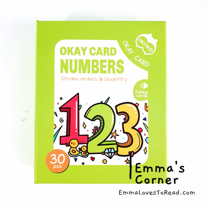 English Chinese Flash Card - Numbers