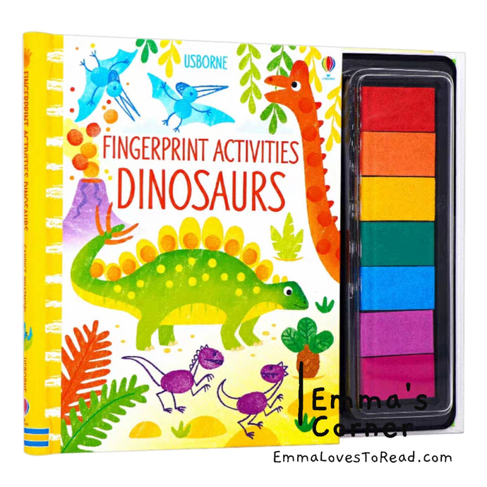 Usborne Fingerprint Activities: Dinosaurs