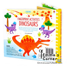 Load image into Gallery viewer, Usborne Fingerprint Activities: Dinosaurs
