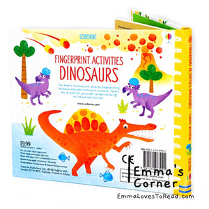 Usborne Fingerprint Activities: Dinosaurs